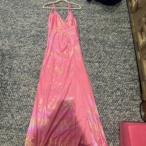 Retrofete Pink Maxi Dress